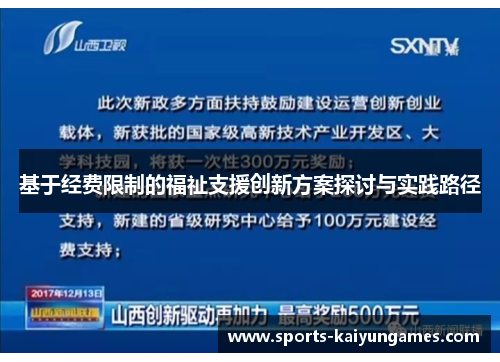 基于经费限制的福祉支援创新方案探讨与实践路径