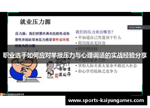 职业选手如何应对举报压力与心理调适的实战经验分享